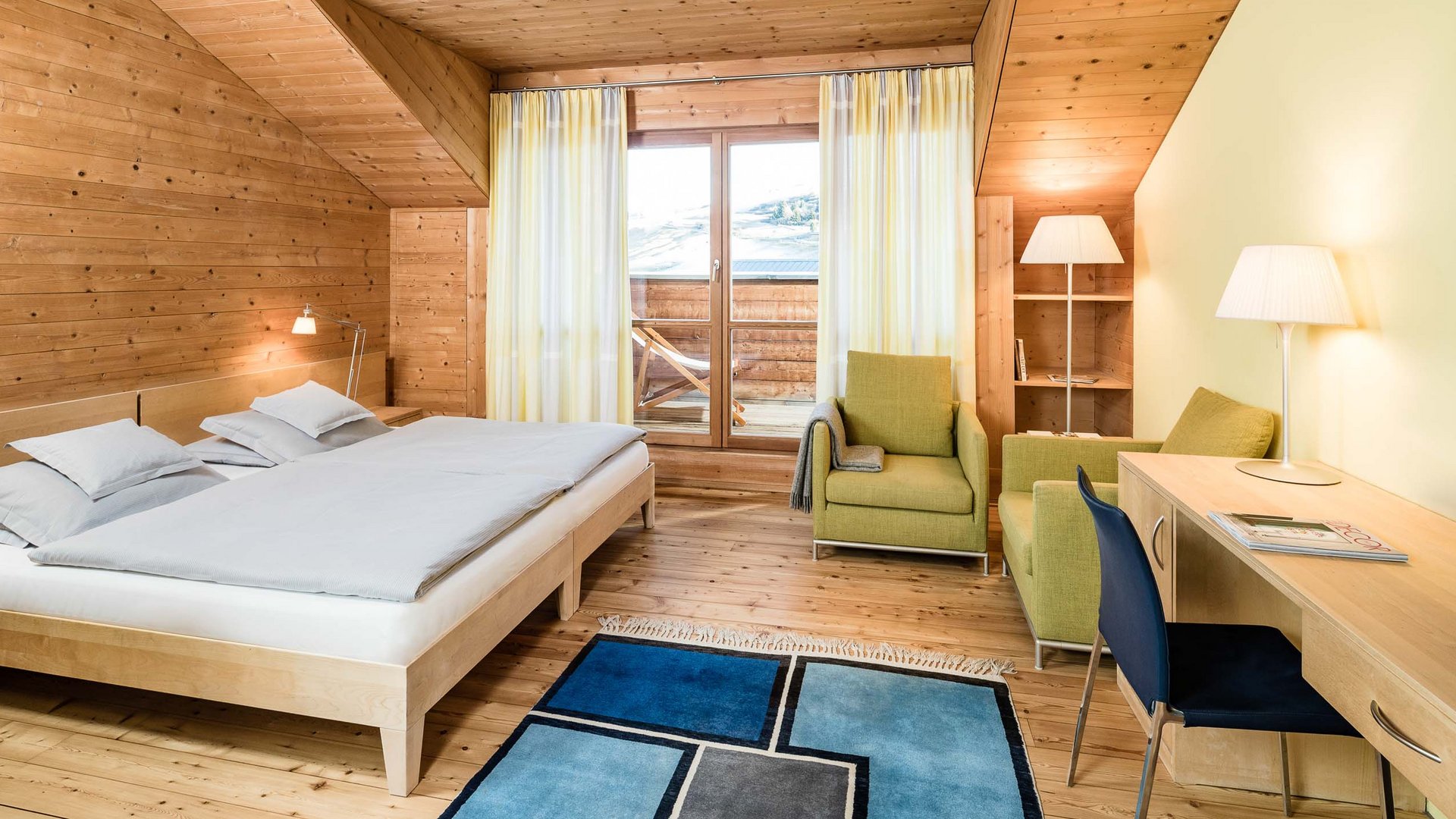 Natura e design nel vostro hotel in legno, in Trentino